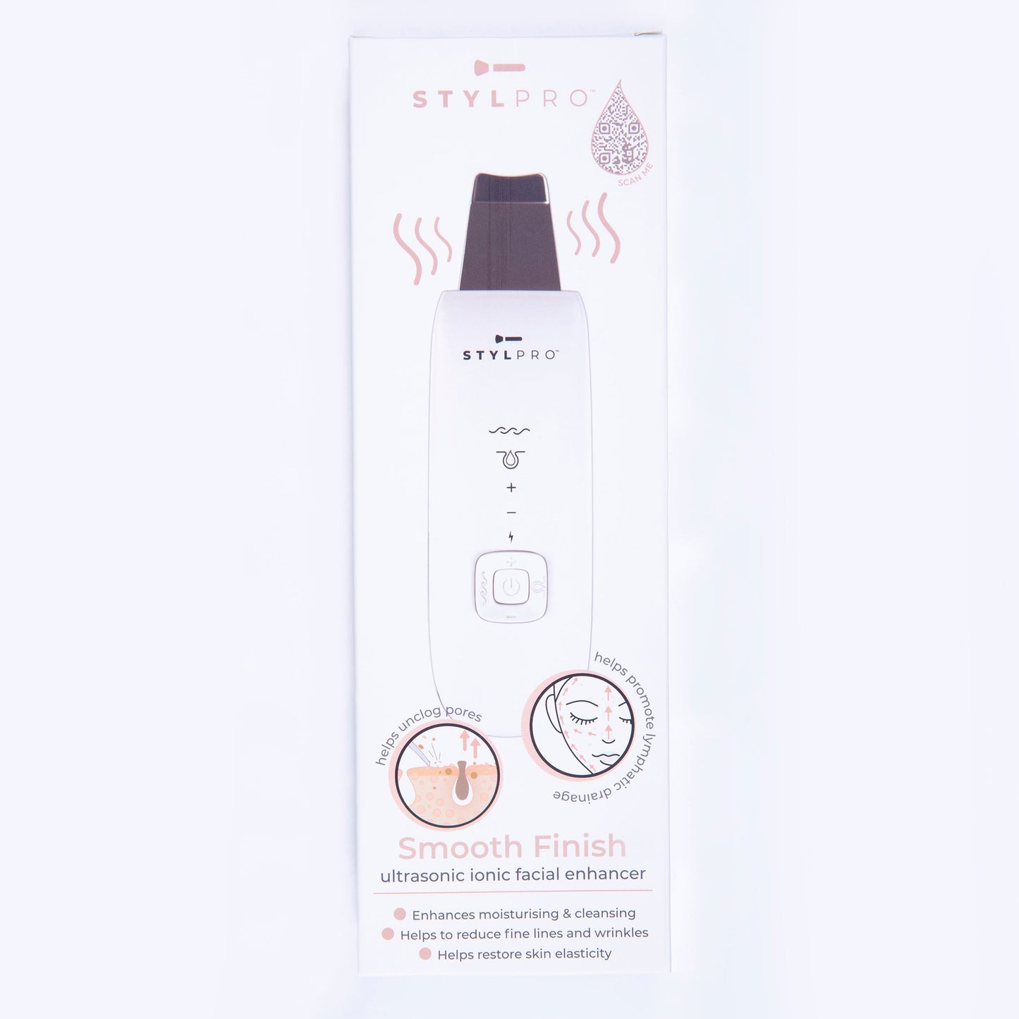 STYLPRO Smooth Finish Ultrasonic Ionic Facial Enhancer